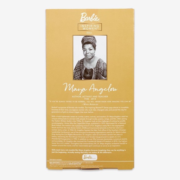 Maya Angelou Doll, Barbie Inspiring Women - Picture 2 of 15